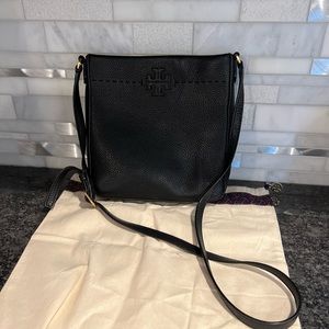 Tory Burch Black Leather Crossbody